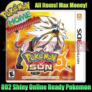 Pokemon Sun Loaded With All 802 pokemon